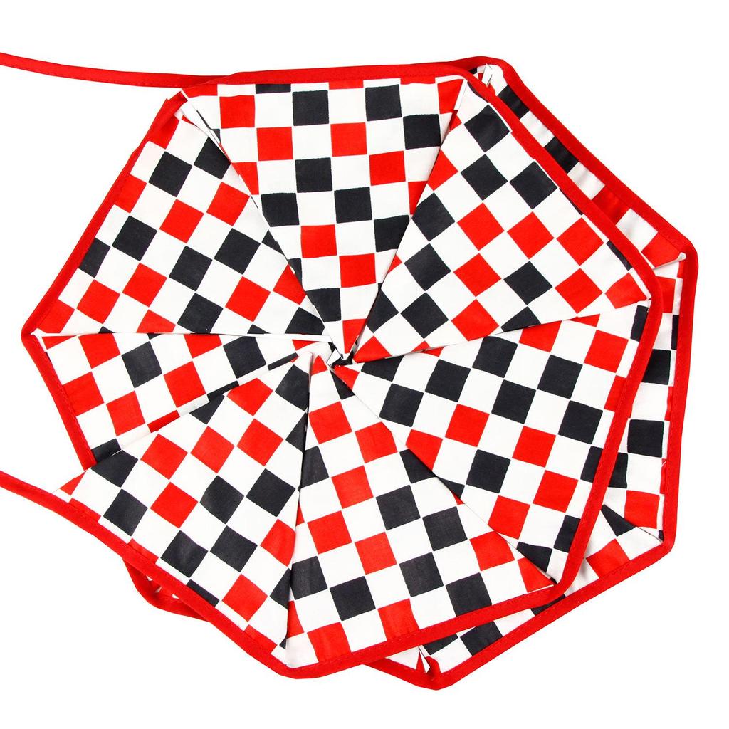 Multicolor Checkered Racing Flag Banner for Home Decoration