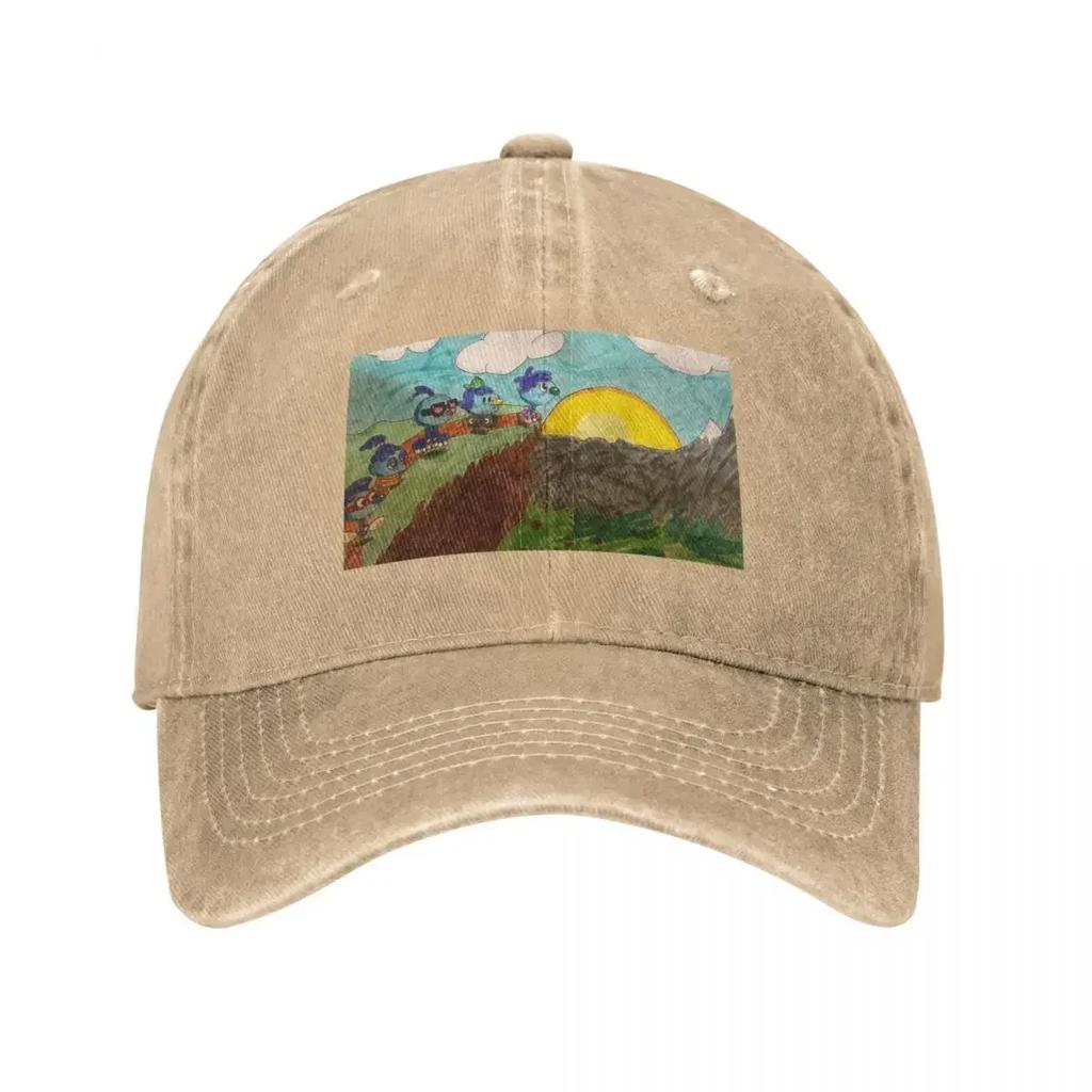 Zoombinis Sunset Baseball Cap Unique hats Streetwear Men Luxury Brand Women's