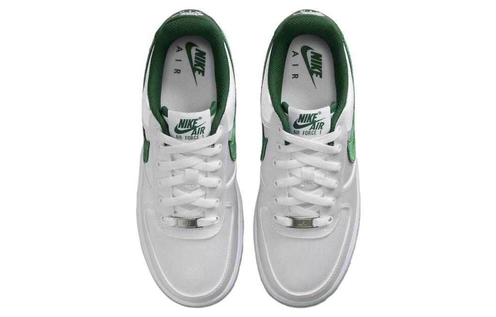 Nike Air Force 1 Low '07 Satin White Pine Green Women's DX6541-101