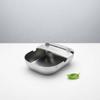 Pot Lid and Spoon Rest MultiFunctional Countertop Utensil Stand Space Saving Stainless Steel Ladle