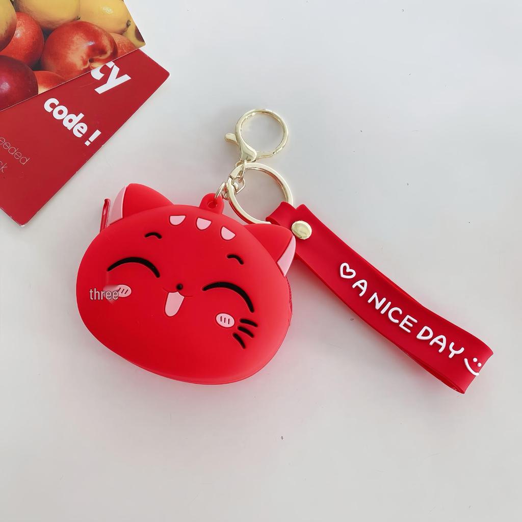 Sanrio Cartoon Silicone Coin Purse - Cute Children's Storage Bag