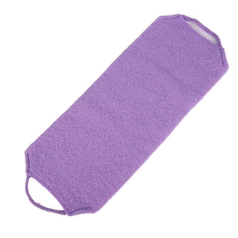 High Elasticity Frosted Long Shower Towel Shower Body Brush Bathing Massage Back Body Exfoliating Bathroom Wash Brush Bath Tools