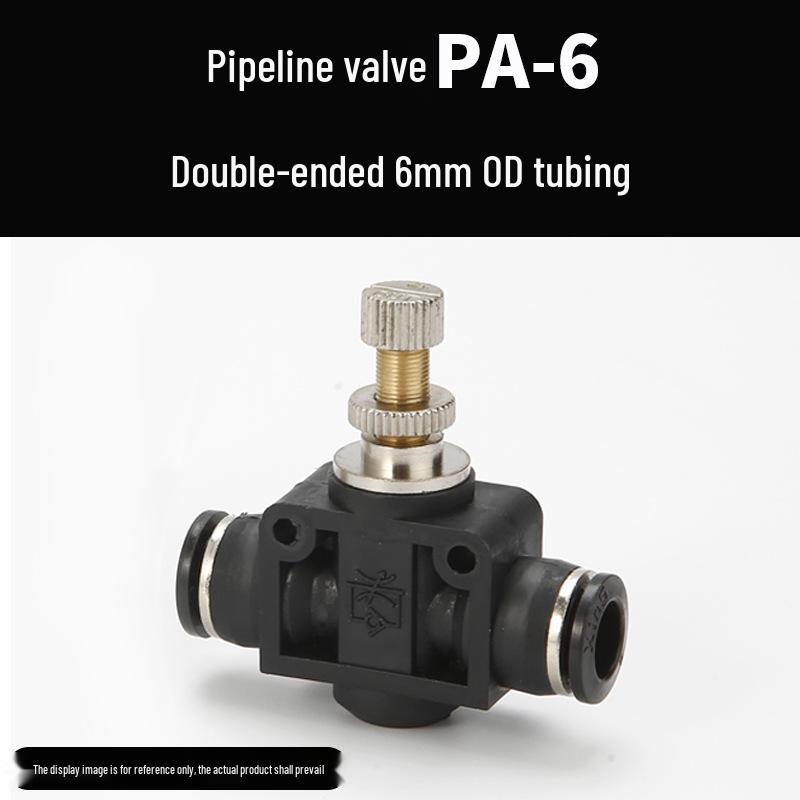 Pneumatic Quick-Connect Air Fitting LSA-8 Throttle Valve SA-10/SA-12