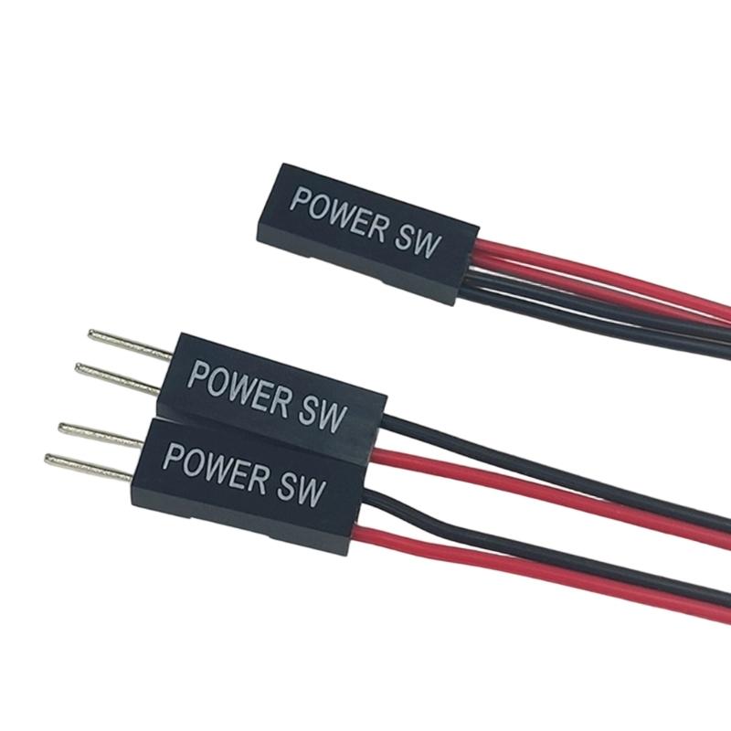 High Compatibility Motherboards Power Switches Splitter Cable for ATXes MicroATX Systems with Plugs and Play Design