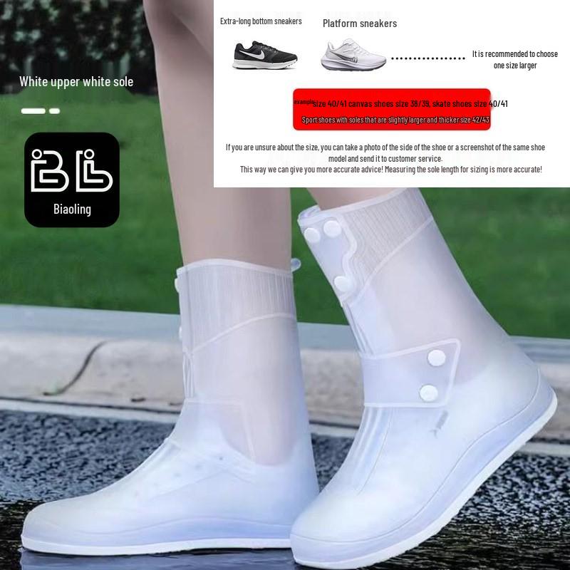 Men's & Women's Non-Slip Waterproof High-Top Overshoes for Rainy Days and Mountaineering