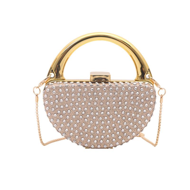 Mini Hollow out Crossbody Decorative Wallet Lock Buckle Hard Acrylic Daily Match Small Bag New 2026 Trendy Small Purse