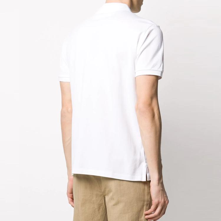 Polo Ralph Lauren Solid Color Logo Embroidered Short Sleeve Polo Shirt Men tops White 710541705-008