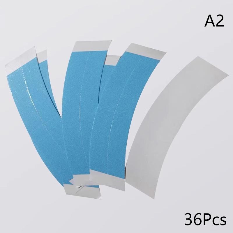 

36 шт. 5 форм Supertape Лента для кружевных париков Ультратонкая Водонепроницаемая Сменная Двусторонняя Клейкая Лента для волос для тупе/кружевных париков