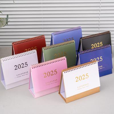 2025 Mini Schreibtisch Kalender Tagesplaner Flip Kalender To-Do Liste Memo Pad Zeit Management Zeitplan