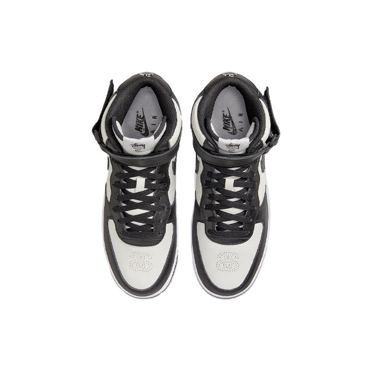 Nike X Stussy Air Force 1 Mid 'Black White' DJ7840-002