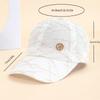 Luxurious Adjustable Cotton Baseball Cap - Lightweight, Breathable, Simple Solid Color, Stripe Craftsmanship, Perfect for Daily