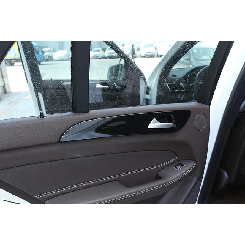 For Mercedes Benz ML GLE GL Class GLS320 400 2012-2019 Car ABS Black Interior Door Decoration Panel Cover Trim Accessories