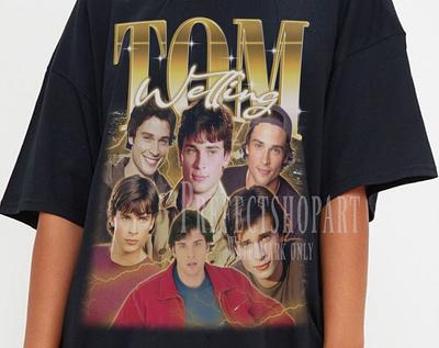 TOM WELLING Shirt, Tom Welling American Actor T-shirt, Funny Tom Welling Bootleg Merch Fans Gift, Vintage Tom Welling Retro Homage Tees