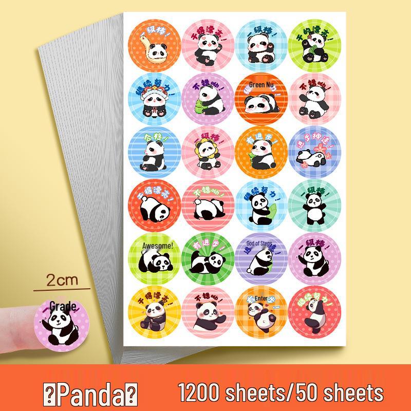 Cartoon Reward Stickers for Kids - Cute Praise and Decoration for Elementary and Kindergarten