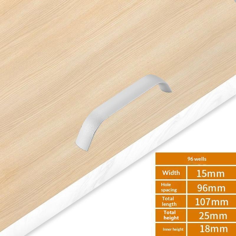 Aluminum Alloy Furniture Cabinet Door Handle Drawer Pulls Knobs Multi Size For Wardrobe Cupboard Home Decoration