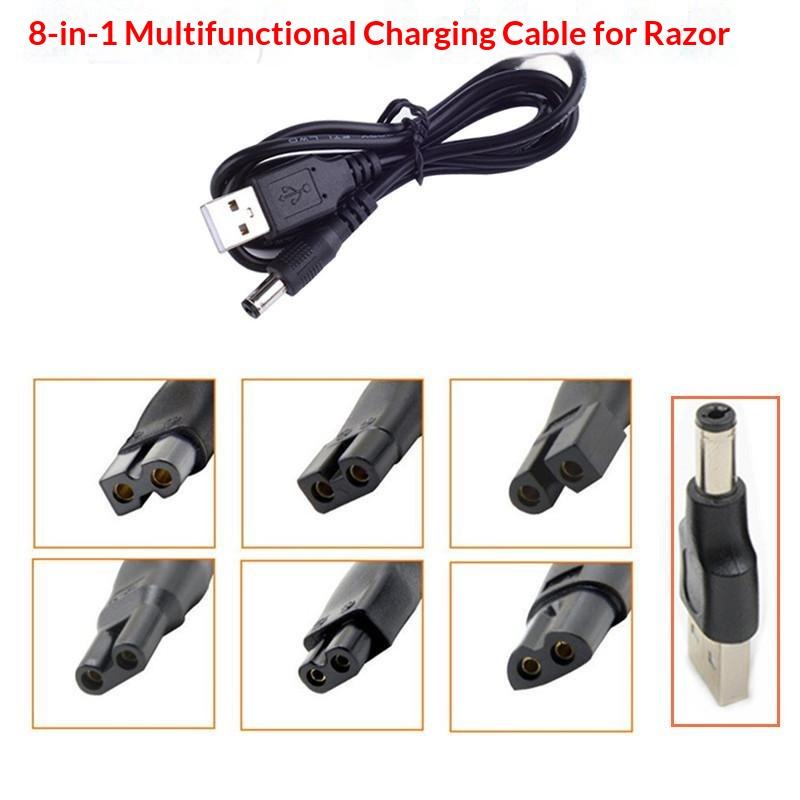 1 Set Power Cord 5V Universal Replacement Charger Usb Adapter For Hair Clippers Beard Trimmers Shavers Desk Lamps