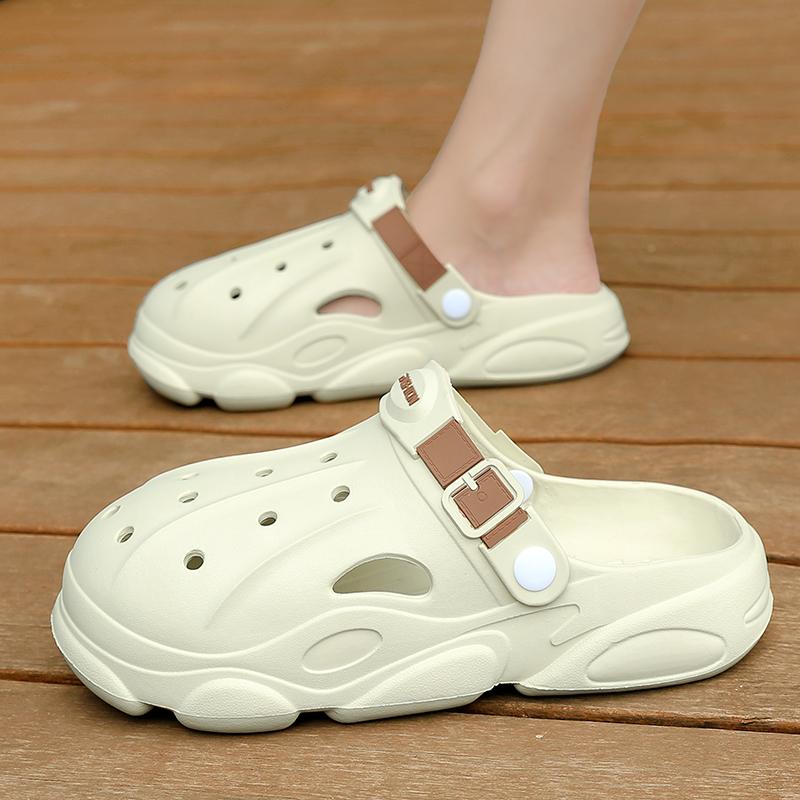 Moda Estate Moda Sandali Ciabatte Impermeabili Scarpe da Uomo Ciabatte da Esterno Scivoli Suola Morbida Scarpe da Giardino Zoccoli EVA Sandali da Spiaggia Pantofole da Casa