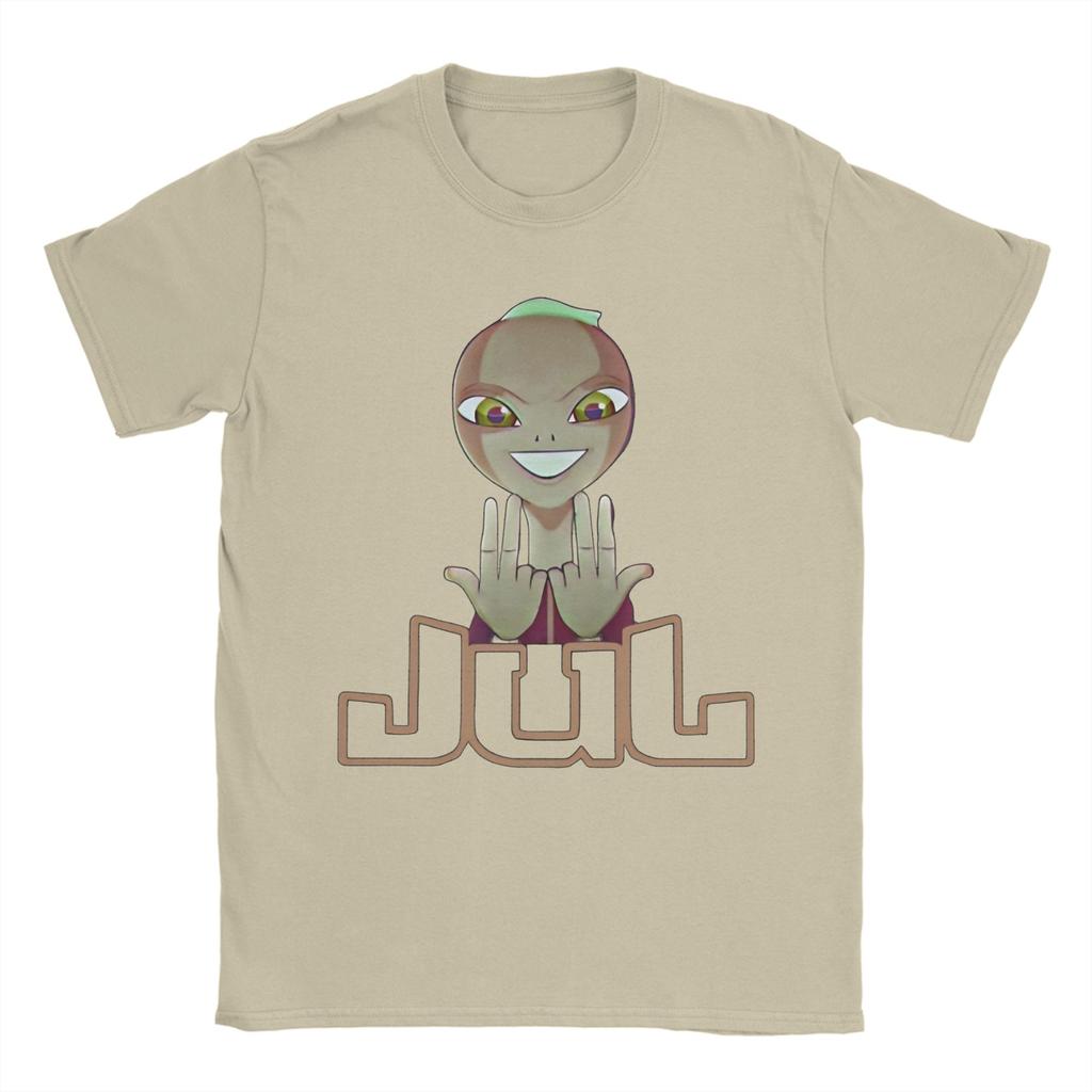 Men's T-Shirts JULs Rap Funny Cotton Tee Shirt Short Sleeve  T Shirts Crewneck Tops Gift Idea