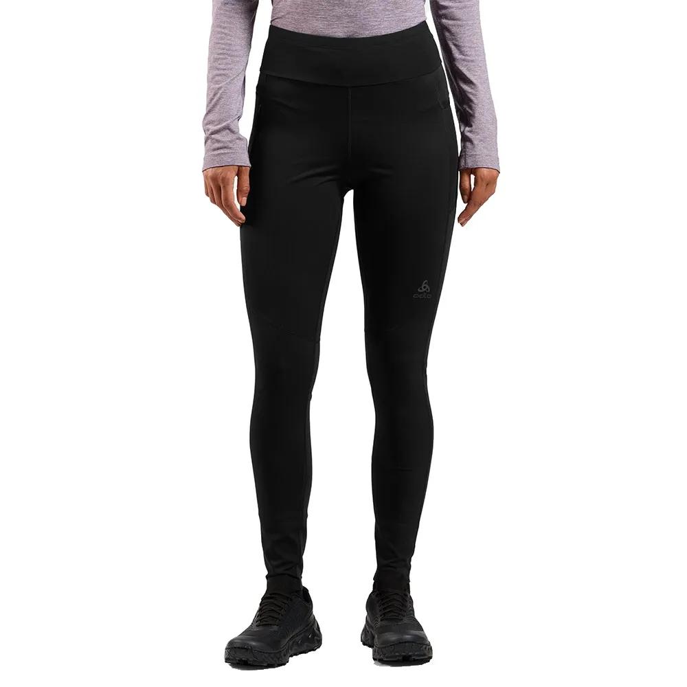 Odlo Damen Schwarz Laufleggins Zeroweight Tights, Gr. L - Bild 5