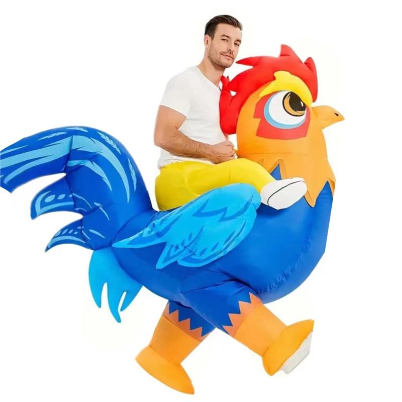 

Надувной костюм талисмана «Большой красный петух» для мероприятий и выступлений