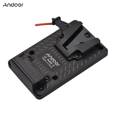 Andoer Înlocuire adaptor placă pentru acumulator V-lock pentru acumulator Sony V-Mount