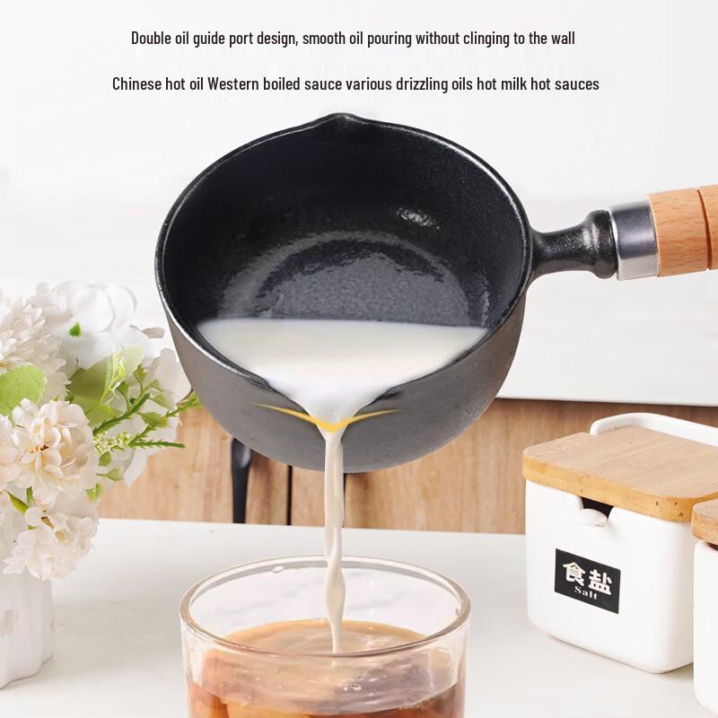 Poêle à frire miniature en fonte ZISIZ de 12 cm