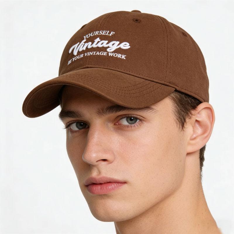 Fashion 3D Letter Embroidery Baseball Cap, Flattering For The Face, Versatile Korean-Style Dad Hat For Men And Women