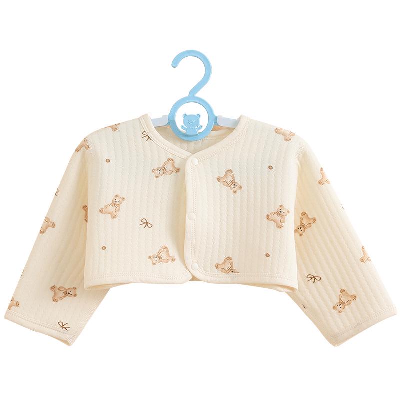 Pure Cotton Baby Sleep Vest for Shoulder Protection and Cold Prevention