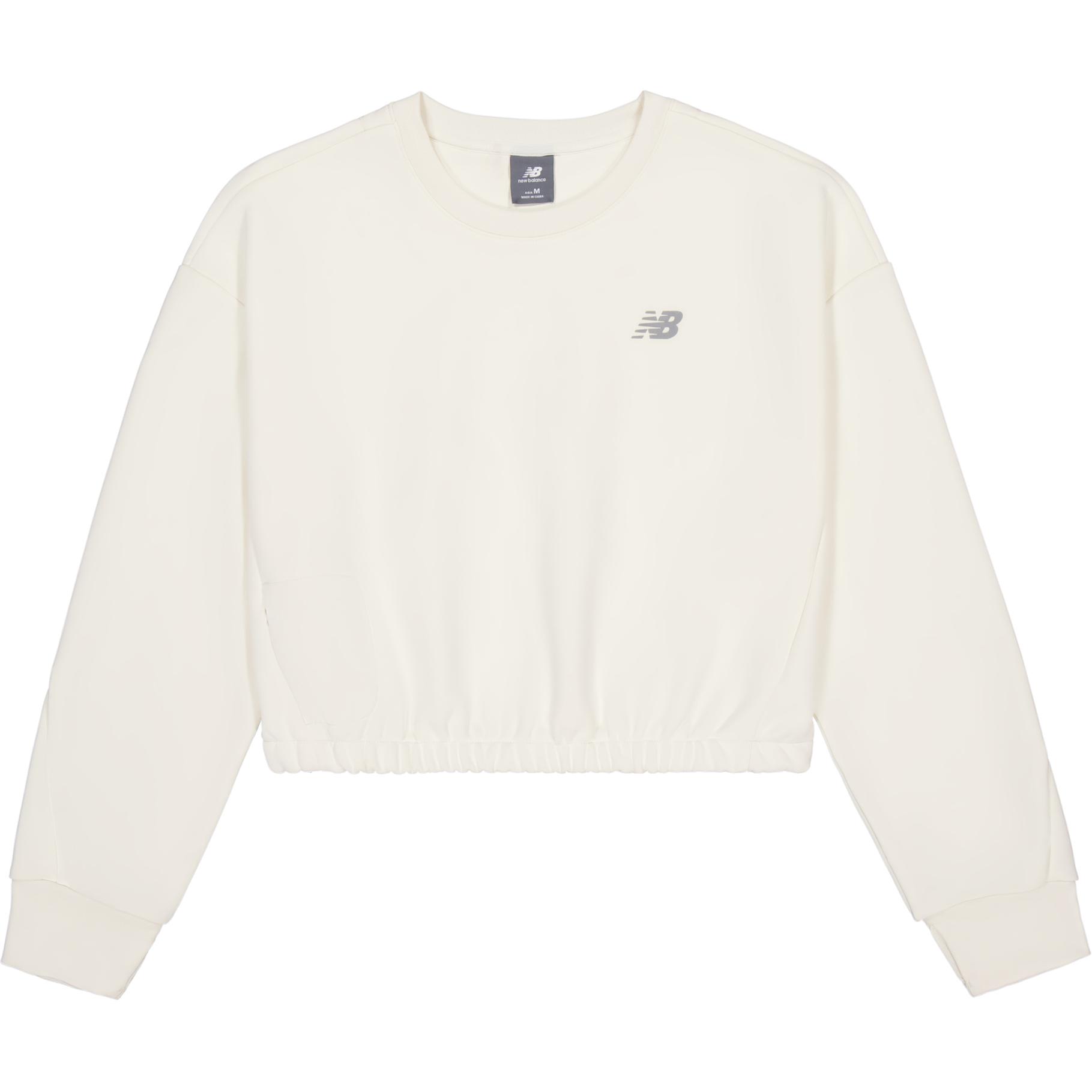 New Balance NB Sweatshirt Women s Ivory White NCE47022-IV L