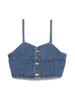 B:MING LIFE STORE by BEAMS Bustier en jean Lee, Femme, Taille M (Utilisé)