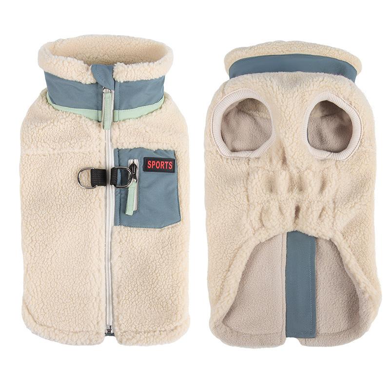 Winter dog cotton clothes windproof velvet teddy bear warm puppy clothes pet clothes dog cotton clothes