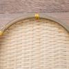 Eco-Friendly Handwoven Natural Bamboo Tray Sturdy Durable for Candle Serving Cosmetic Storage Bathroom Home Decor