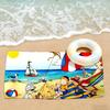 Cartoon C-Caillou Towel Drying Bath Towel Applicable To Light Swimming Camping Yoga Beach Out