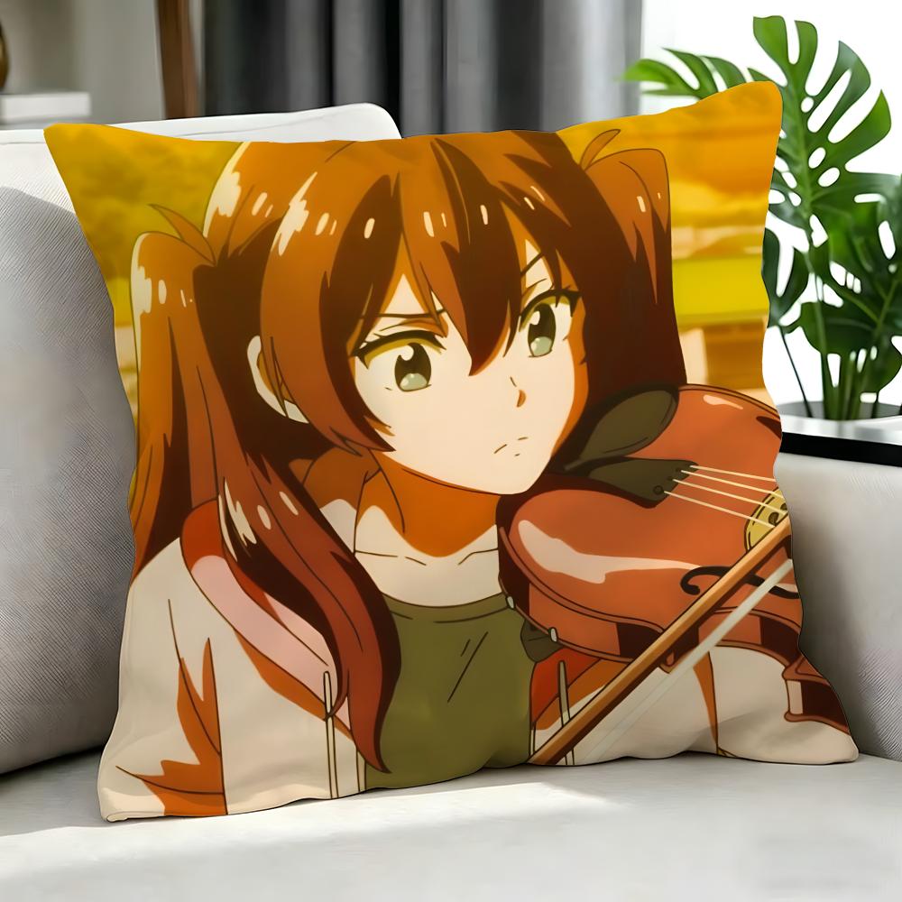 Anime Ao No Orchestra Cushion Cover Cushion Cover Set 4Pcs 50X50 45X45 40X40 Pillowcase Decorative Sofa Home Decor
