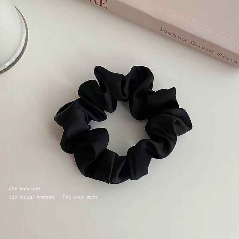 Forest Style Hair Accessories: French Chic Pig Intestine Elastic Hair Rope & Floral Headband for Women