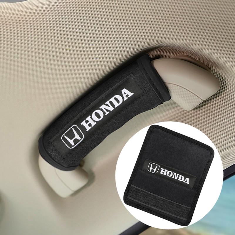 hot Car roof handle plush protective cover for Mugen Power Honda Civic Accord CRV Hrv Jazz City Car interior auto Accessories akx256