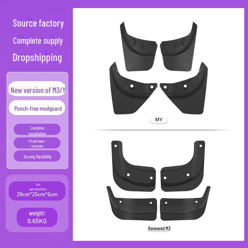 

Tesla Model 3Y Short Tire Front Fender Modification Kit