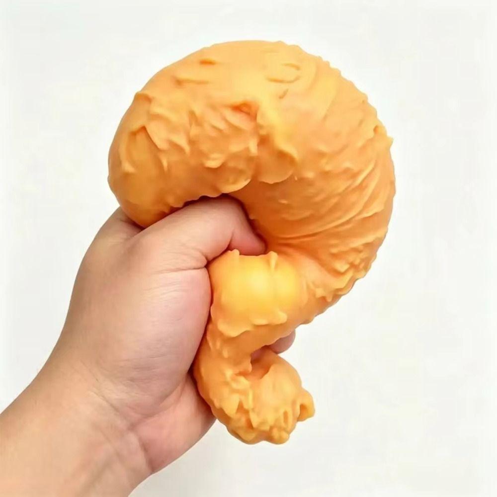 Slow Rising Fried Chicken Squishy Extra Large Sensory Fidget Ball Food Squeeze Toy Party Favors