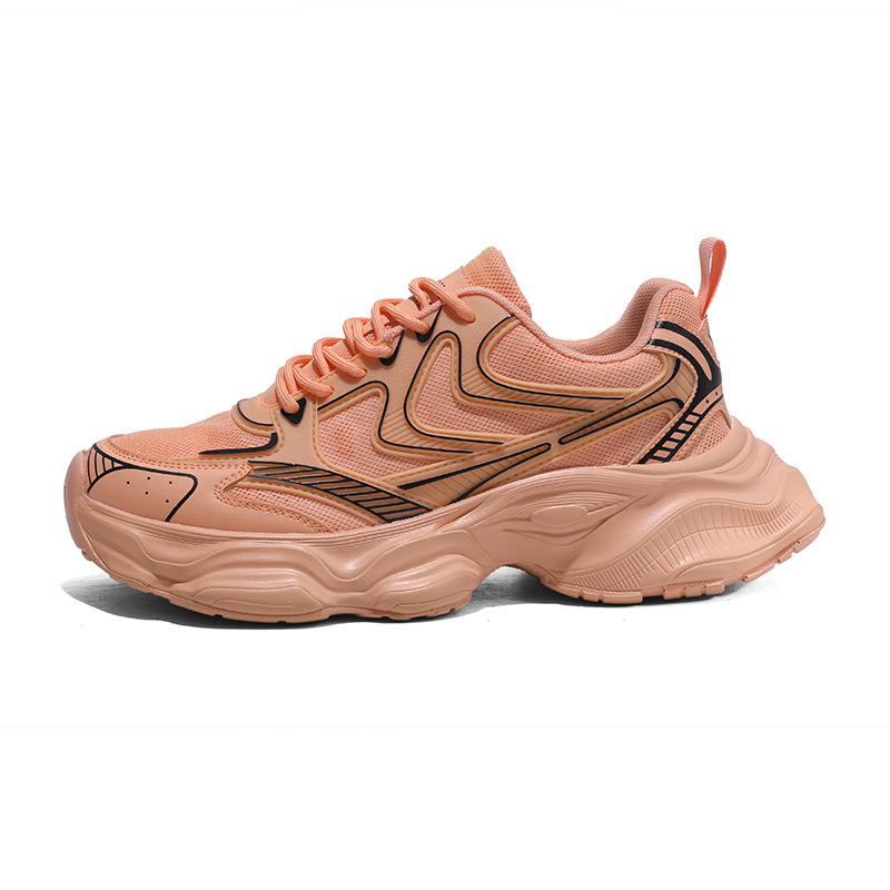 Large size running shoes men's summer new retro dad shoes breathable fashion shoes casual sports shoes men