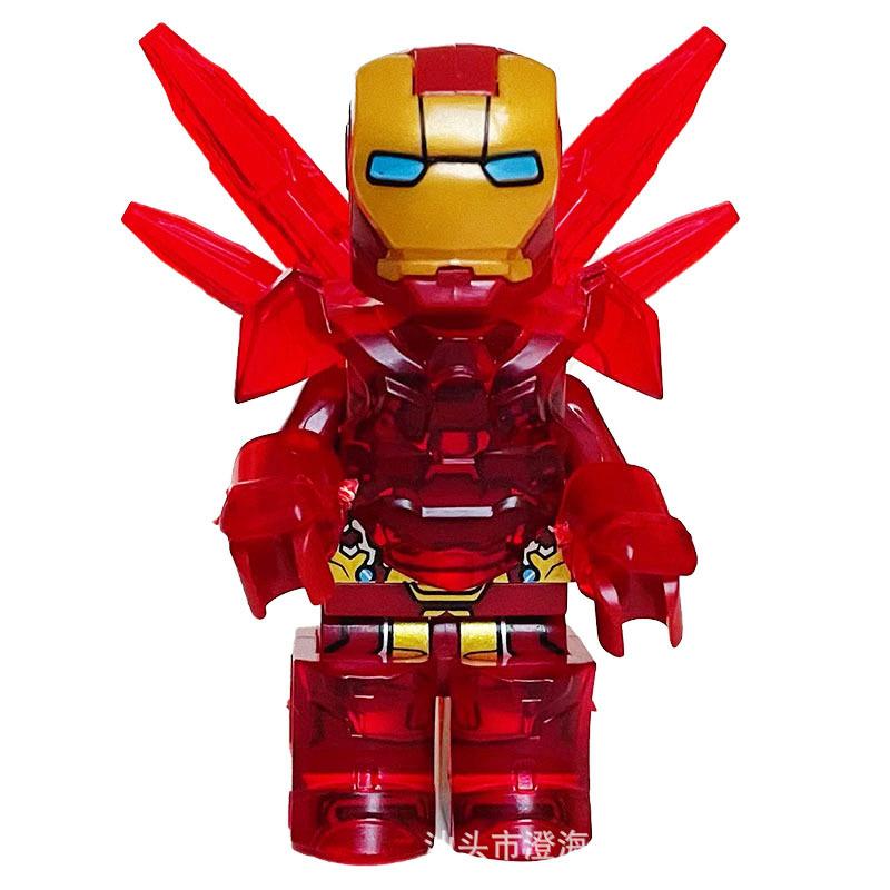 Ninja Warrior Superhero Doll With Weapon Single Building Block Assembly Toy
