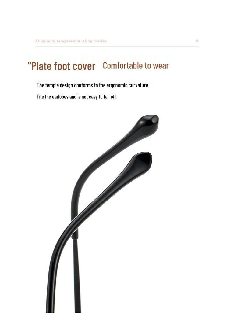 Retro Round Ultra-Light Full-Rim Titanium Eyeglass Frame for Women (Myopia) 32281