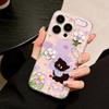 3D Dopamine Flower Cat iPhone Case for 16 Pro/17 Pro Max - Drop-Proof, Soft Cover