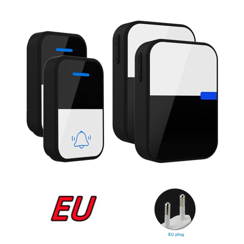 Wireless Waterproof Battery-Free Doorbell - US/EU Standard, One-to-Two Unit