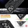For Apple iPhone 16 15 14 Plus 13 12 Mini 11 Pro X XR XS Max 7 8 Plus SE 2020 2022 Case High Quality Hard PC + TPU Shockproof Rotate Ring Stand Cover