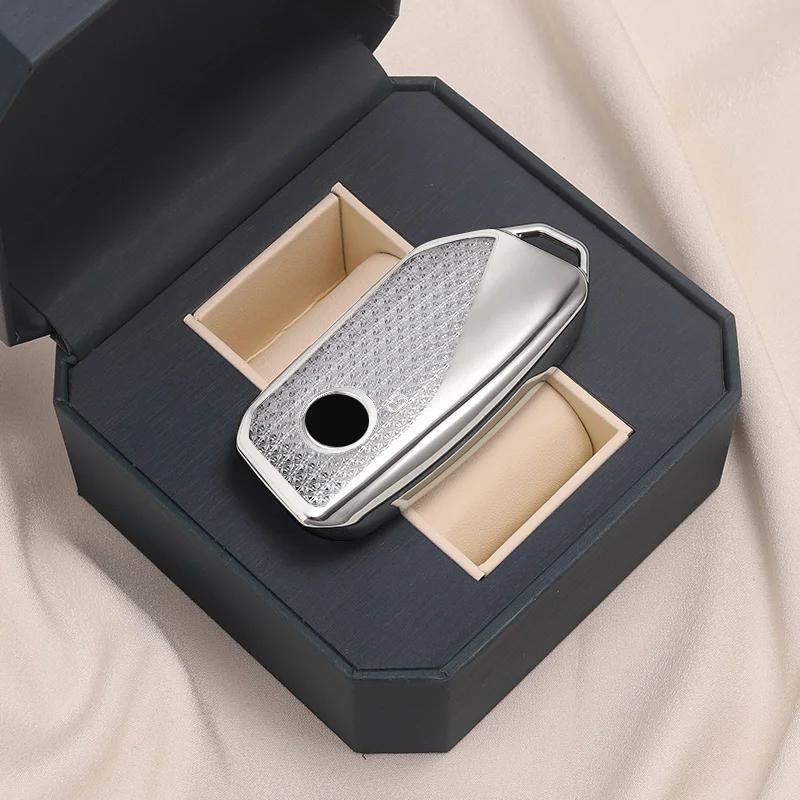Diamond Texture Luxury For BMW Energy G07 I7 X7 LCI IX I20 X1 U11 7 Series G70 G09 XM G81 U06 M3  Remote Key Case Cover Fob