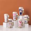 New 3D Cartoon Linlan Coffee Cup Stainless Steel Thermos Cup Girls Straw Cup Water Cup Creative Gifts