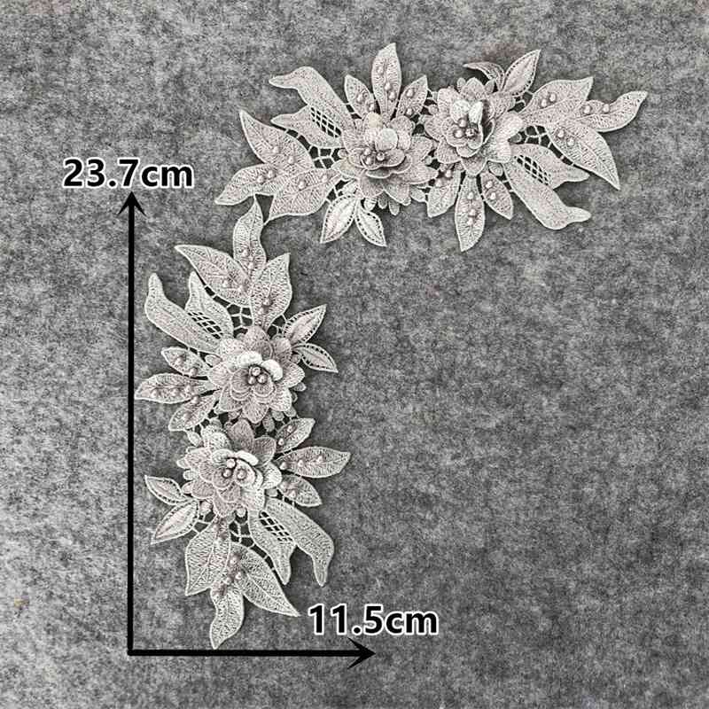 Lace Dress Material Flower Hollow Gorgeous Craft Sewing Embroidery Application Accessories
