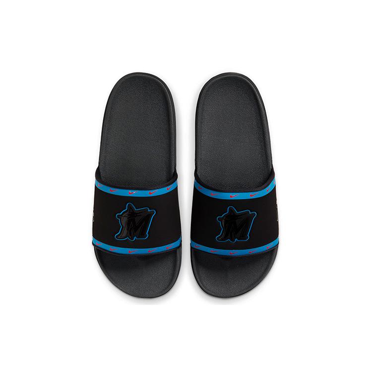 New Nike Mlb X OffCourt Slide 'Miami Marlins' DH6984-001
