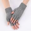 Neuer Herbst- und Winter-Damen-Strick-Woll-Warm-Handgelenk-Schutz mit einem rautenförmigen ausgeschnittenen Finger-Arm-Schutz und einem modischen fingerlosen Ärmel