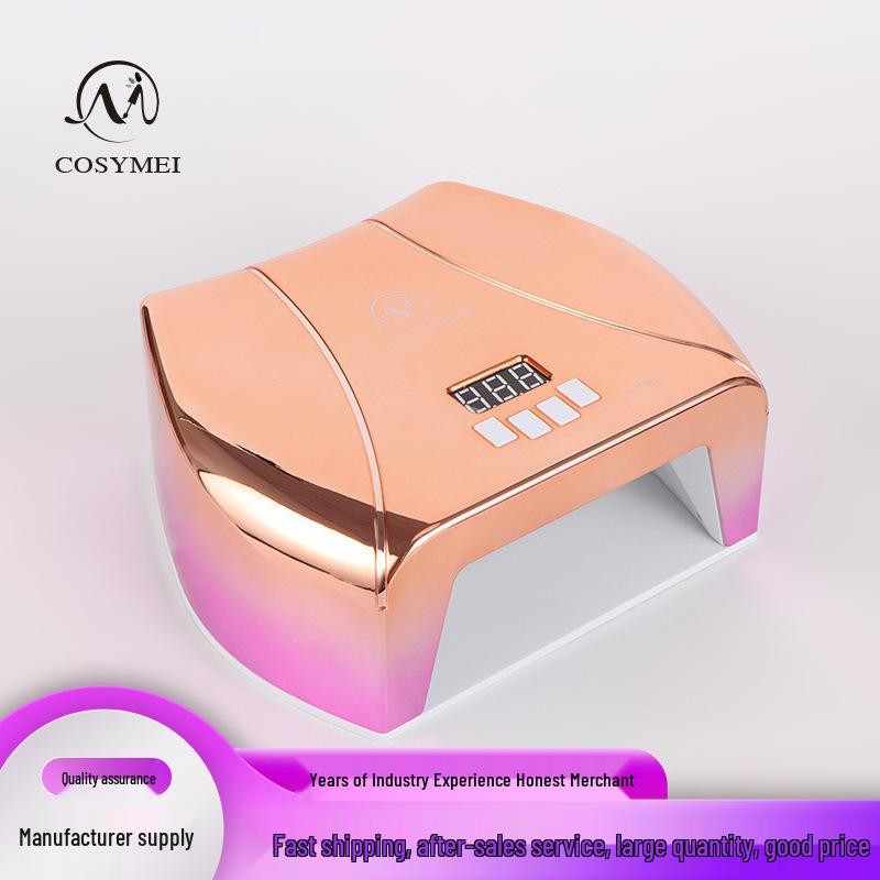 Portable LED Blue Smart Induction Manicure Lamp with Quick-Dry Gel Curing & Four-Speed Timer